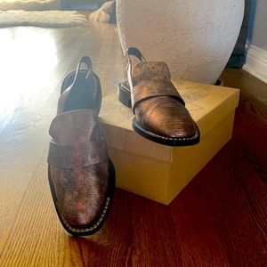Free People Abbey Road slingback loafers